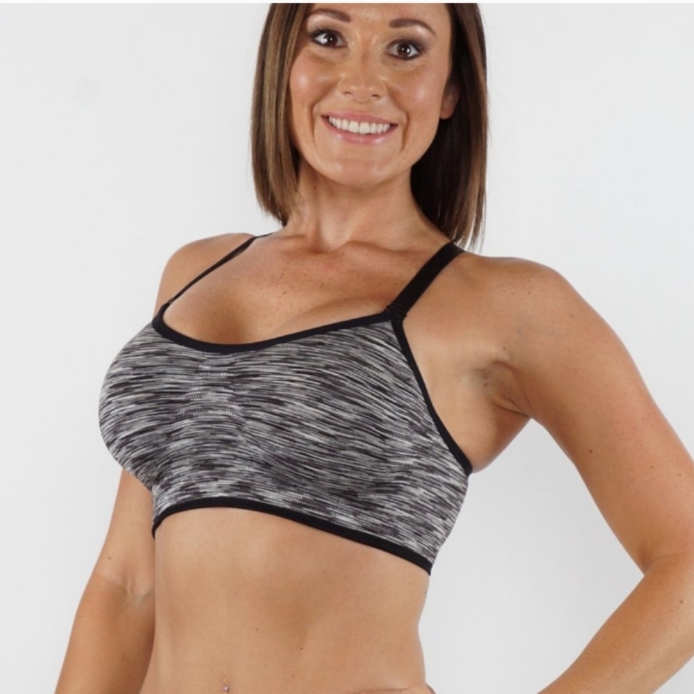 Sports Bra High Impact Strappy Padded Pushup